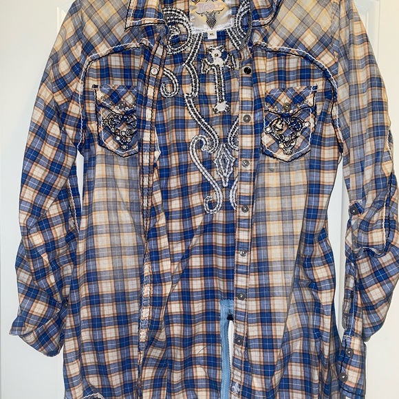 Roar button up xl - Picture 2 of 2